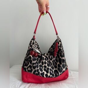 Coach Cheetah Print Hobo Shoulder bag